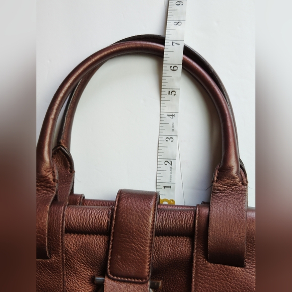 Salvatore Ferragamo Top Handle Bag DH-21 A501 Leather Hand Bag - Picture 10 of 13